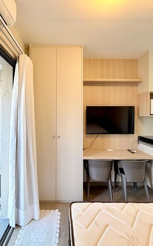 Studio para alugar com 24m², 1 quarto e sem vagaQuarto