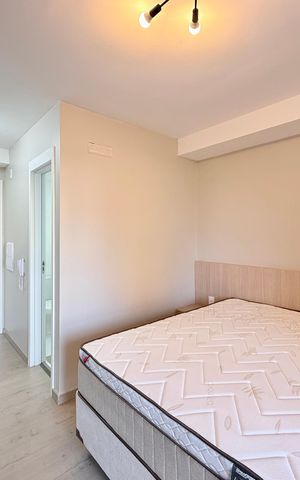 Studio para alugar com 24m², 1 quarto e sem vagaQuarto