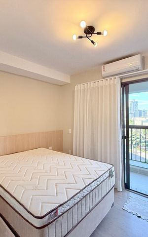 Studio para alugar com 24m², 1 quarto e sem vagaQuarto