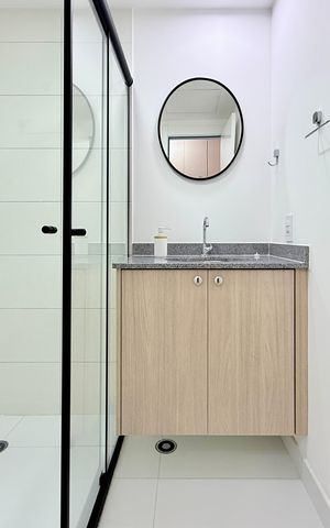 Studio para alugar com 24m², 1 quarto e sem vagaBanheiro 