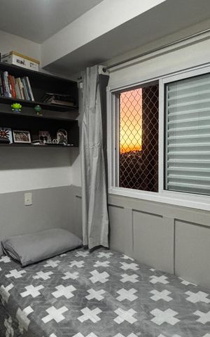 Apartamento à venda com 40m², 2 quartos e 2 vagas Apartamento à venda com 40m², 2 quartos e 2 vagasQuarto 1