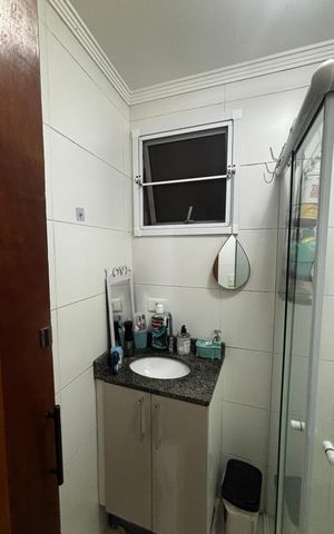 Apartamento à venda com 40m², 2 quartos e 2 vagas Apartamento à venda com 40m², 2 quartos e 2 vagasBanheiro