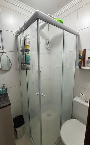 Apartamento à venda com 40m², 2 quartos e 2 vagas Apartamento à venda com 40m², 2 quartos e 2 vagasBanheiro