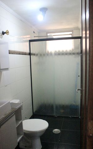 Apartamento à venda com 65m², 2 quartos e 1 vagaBanheiro social 