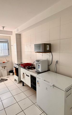 Apartamento para alugar com 48m², 2 quartos e sem vagaÁrea comum - Salão de festas