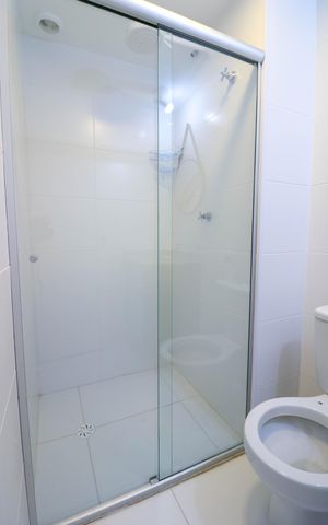 Studio para alugar com 26m², 1 quarto e sem vaga Studio para alugar com 26m², 1 quarto e sem vagaBanheiro