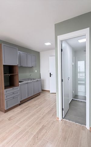 Apartamento para alugar com 30m², 1 quarto e 1 vaga