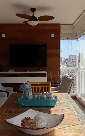 Apartamento à venda com 130m², 3 quartos e 2 vagasVaranda e área gourmet