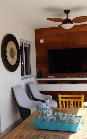 Apartamento à venda com 130m², 3 quartos e 2 vagasVaranda e área gourmet