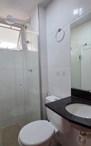 Apartamento à venda com 57m², 2 quartos e 1 vaga Apartamento à venda com 57m², 2 quartos e 1 vagaBanheiro