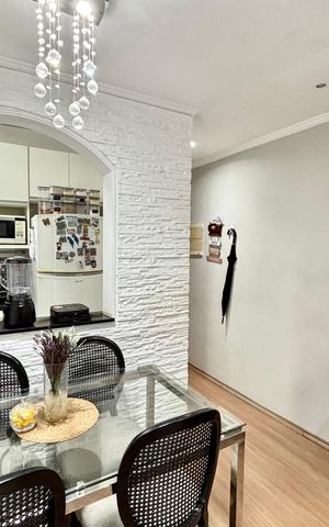 Apartamento à venda com 55m², 3 quartos e 1 vaga Apartamento à venda com 55m², 3 quartos e 1 vagaSala de jantar