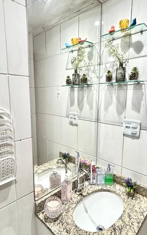 Apartamento à venda com 55m², 3 quartos e 1 vaga Apartamento à venda com 55m², 3 quartos e 1 vagaBanheiro