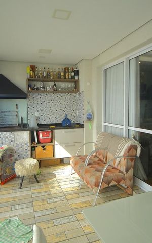 Apartamento à venda com 81m², 2 quartos e 1 vagaVaranda gourmet da Sala