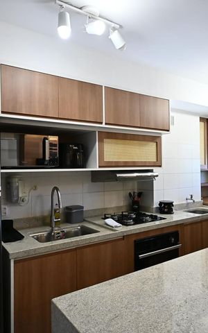 Apartamento para alugar com 90m², 1 quarto e 2 vagasCozinha