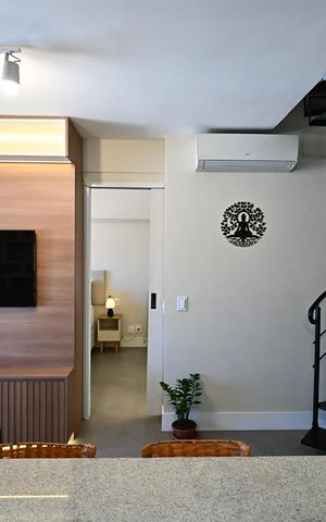 Apartamento para alugar com 90m², 1 quarto e 2 vagasSala