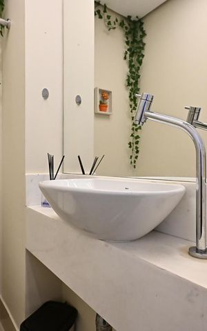 Apartamento para alugar com 90m², 1 quarto e 2 vagasLavabo