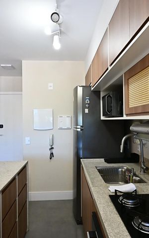 Apartamento para alugar com 90m², 1 quarto e 2 vagasCozinha