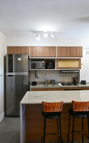 Apartamento para alugar com 90m², 1 quarto e 2 vagasCozinha