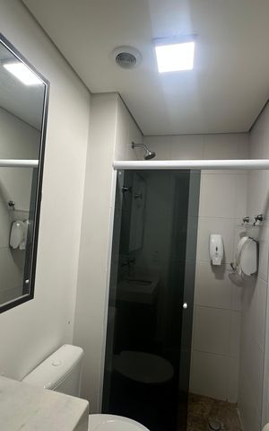 Apartamento à venda com 26m², 1 quarto e 1 vagaBanheiro