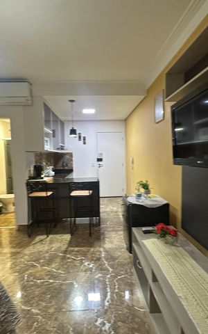 Apartamento à venda com 26m², 1 quarto e 1 vagaSala/Quarto