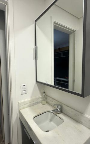 Apartamento à venda com 26m², 1 quarto e 1 vagaBanheiro