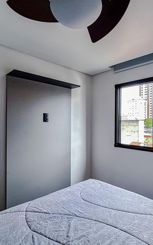 Apartamento para alugar com 32m², 1 quarto e 1 vagaQuarto