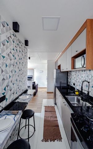 Apartamento para alugar com 32m², 1 quarto e 1 vagaCozinha