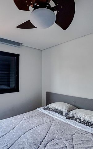 Apartamento para alugar com 32m², 1 quarto e 1 vagaQuarto