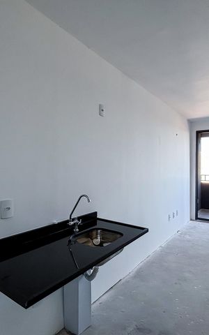 Studio à venda com 26m², 1 quarto e sem vaga
