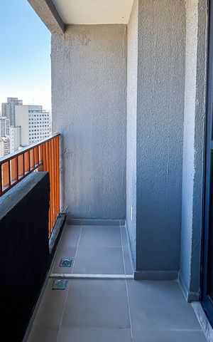 Studio à venda com 26m², 1 quarto e sem vaga