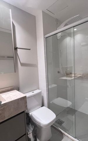 Apartamento à venda com 47m², 2 quartos e 1 vaga Apartamento à venda com 47m², 2 quartos e 1 vagaBanheiro social