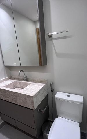 Apartamento à venda com 47m², 2 quartos e 1 vaga Apartamento à venda com 47m², 2 quartos e 1 vagaBanheiro social