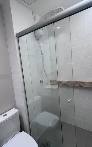 Apartamento à venda com 47m², 2 quartos e 1 vaga Apartamento à venda com 47m², 2 quartos e 1 vagaBanheiro social