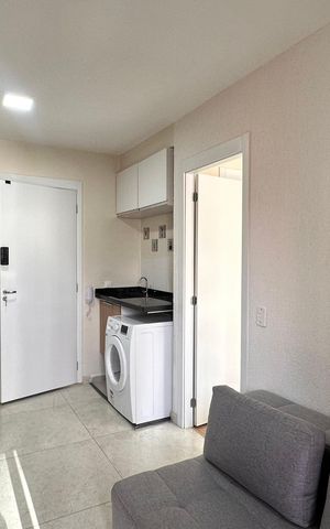 Studio para alugar com 27m², 1 quarto e sem vaga