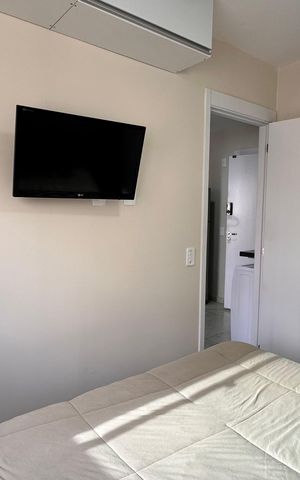 Studio para alugar com 27m², 1 quarto e sem vaga