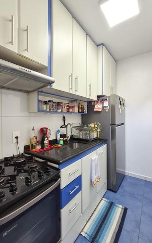 Apartamento à venda com 56m², 2 quartos e 1 vaga Apartamento à venda com 56m², 2 quartos e 1 vagaCozinha e Área de Serviço
