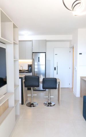 Apartamento para alugar com 43m², 1 quarto e 1 vaga