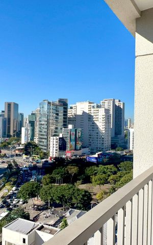Studio para alugar com 28m², 1 quarto e sem vaga Studio para alugar com 28m², 1 quarto e sem vagaVaranda
