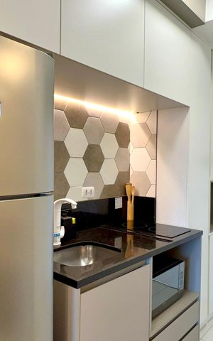 Studio para alugar com 28m², 1 quarto e sem vaga Studio para alugar com 28m², 1 quarto e sem vagaCozinha