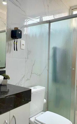 Apartamento à venda com 100m², 3 quartos e 1 vaga Apartamento à venda com 100m², 3 quartos e 1 vagaBanheiro