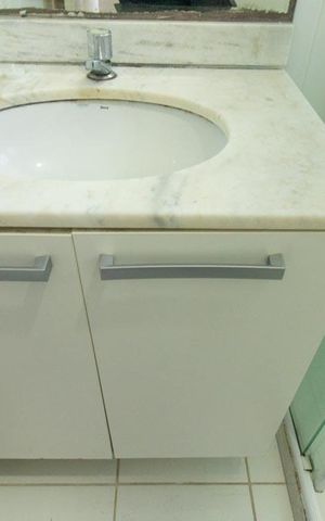Apartamento para alugar com 76m², 2 quartos e 1 vaga Apartamento para alugar com 76m², 2 quartos e 1 vagaBanheiro Social