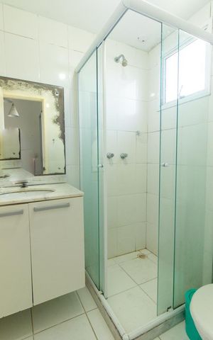 Apartamento para alugar com 76m², 2 quartos e 1 vaga Apartamento para alugar com 76m², 2 quartos e 1 vagaBanheiro Social