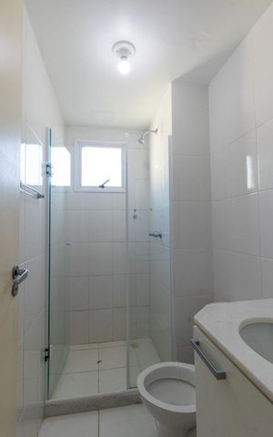 Apartamento para alugar com 76m², 2 quartos e 1 vaga Apartamento para alugar com 76m², 2 quartos e 1 vagaBanheiro Social