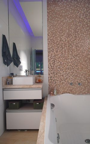 Casa para alugar com 150m², 3 quartos e 1 vagaBanheiro da Suíte