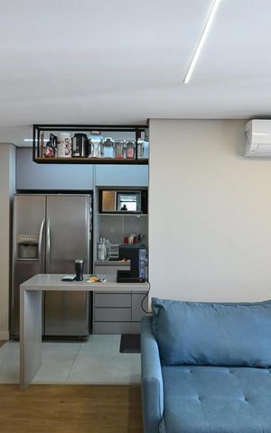 Apartamento à venda com 56m², 2 quartos e 1 vagaSala