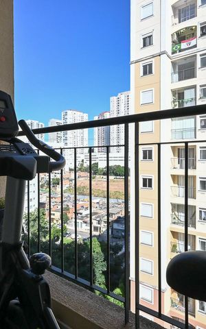 Apartamento à venda com 56m², 2 quartos e 1 vagaVaranda