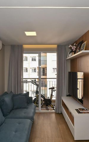 Apartamento à venda com 56m², 2 quartos e 1 vagaSala