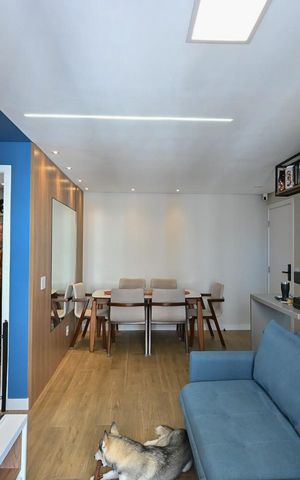 Apartamento à venda com 56m², 2 quartos e 1 vagaSala