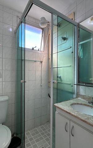 Apartamento para alugar com 50m², 2 quartos e 1 vaga Apartamento para alugar com 50m², 2 quartos e 1 vagaBanheiro