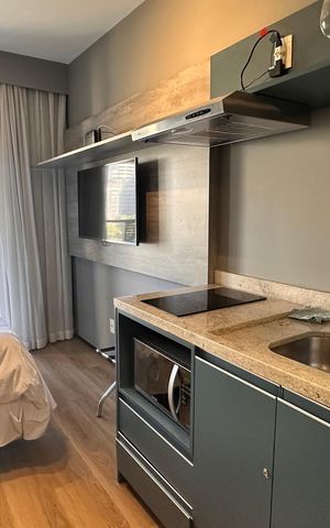 Studio para alugar com 26m², 1 quarto e sem vaga